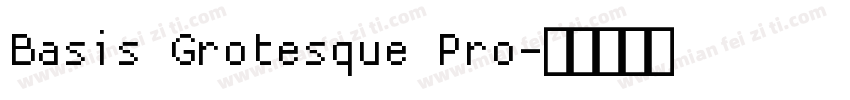 Basis Grotesque Pro字体转换